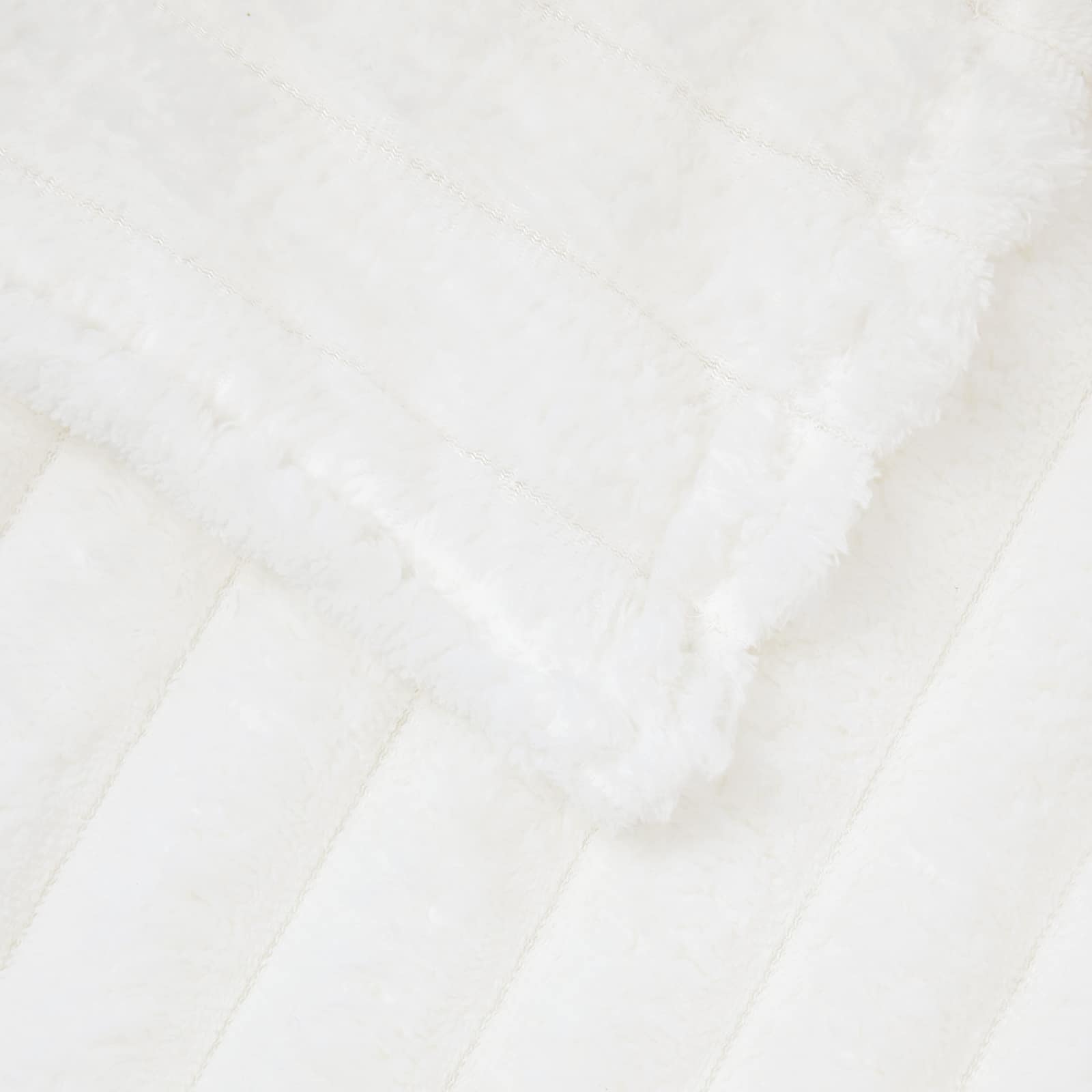 Coperte da Pile 6 pcs Bianco 200 x 150 cm Panno | homemem39