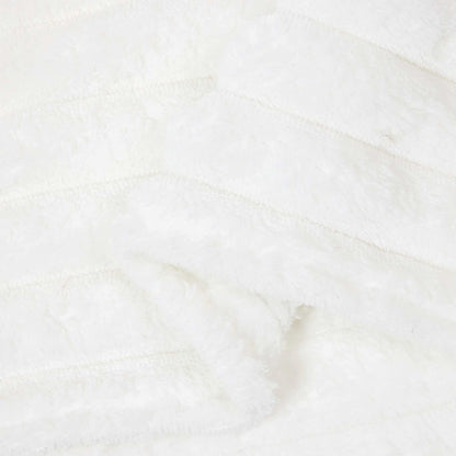 Coperte da Pile 6 pcs Bianco 240 x 220 cm Panno | homemem39