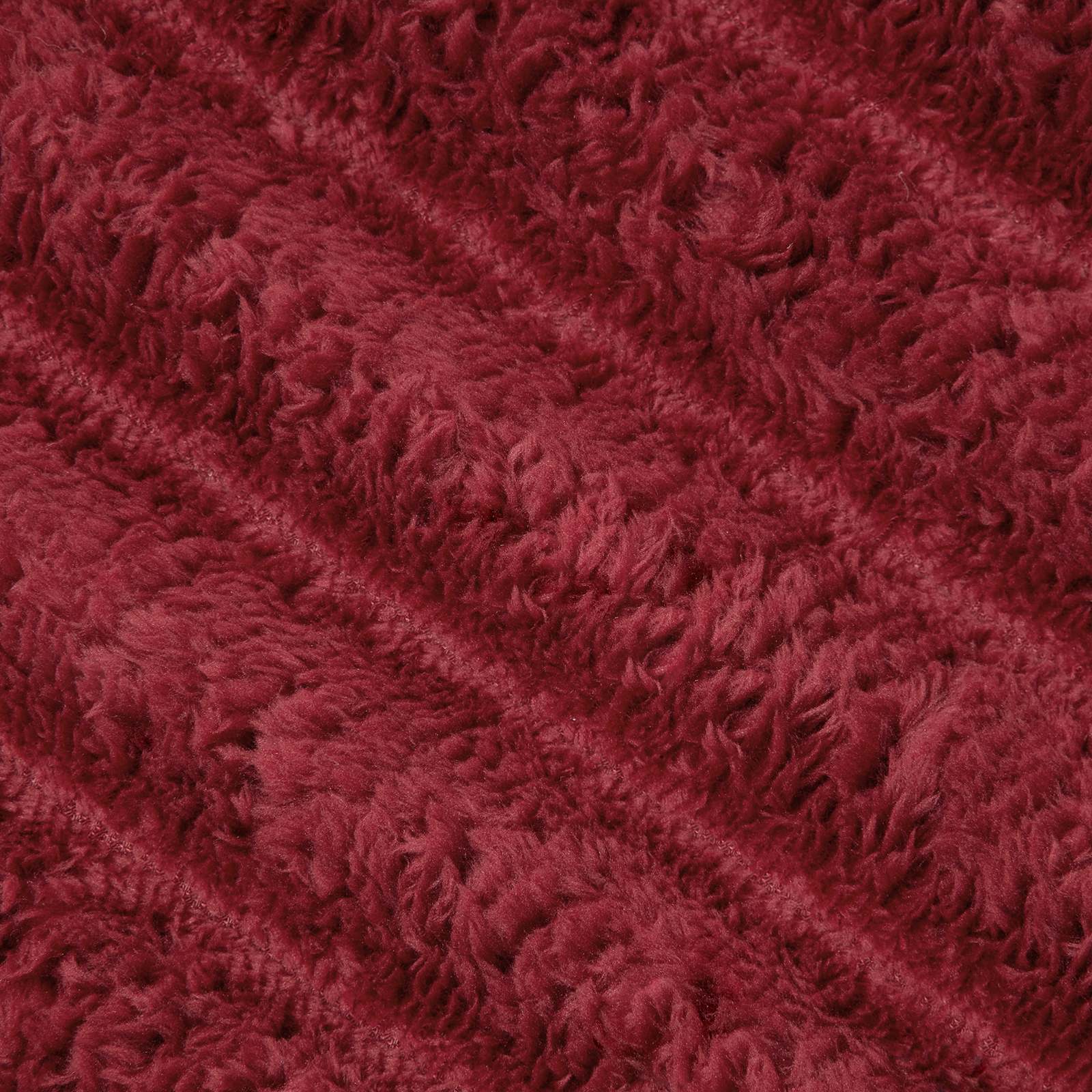 Coperte da Pile 6 pcs Rosso Bordeaux 150 x 130 cm Panno | homemem39