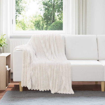 Coperte da Pile 6 pcs Crema 150 x 130 cm Panno