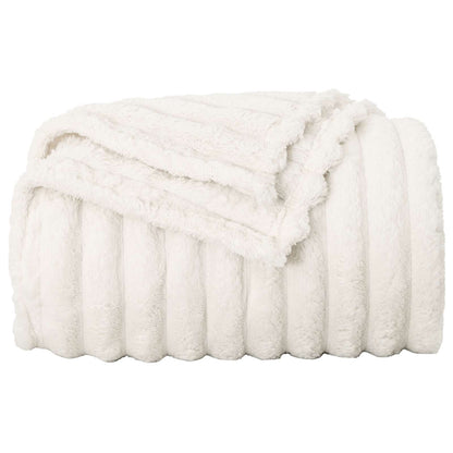 Coperte da Pile 6 pcs Crema 200 x 150 cm Panno