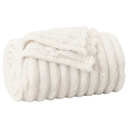 Coperte da Pile 6 pcs Crema 270 x 240 cm Panno | homemem39