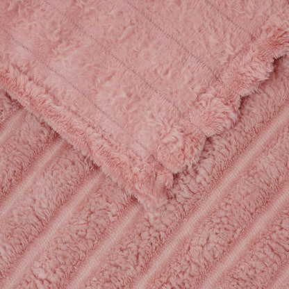 Coperte da Pile 6 pcs Rosa 270 x 240 cm Panno | homemem39