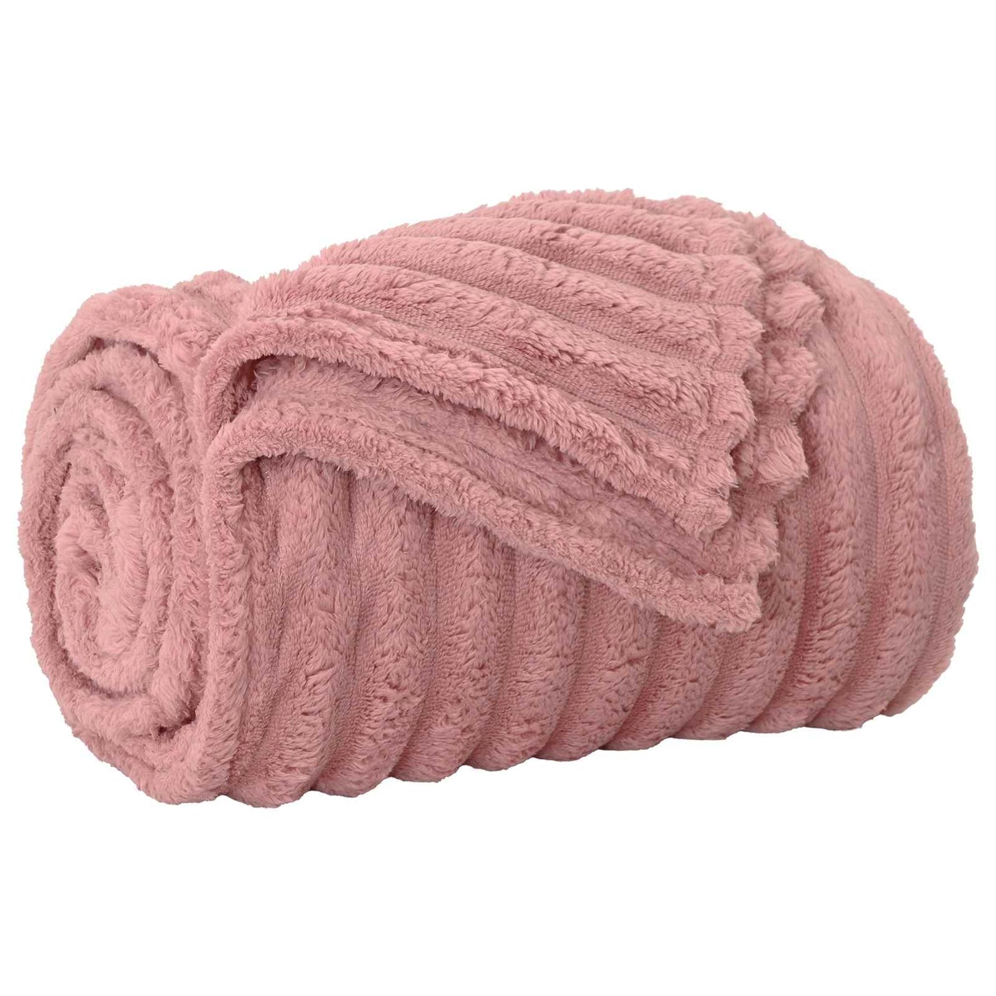 Coperte da Pile 6 pcs Rosa 270 x 240 cm Panno | homemem39