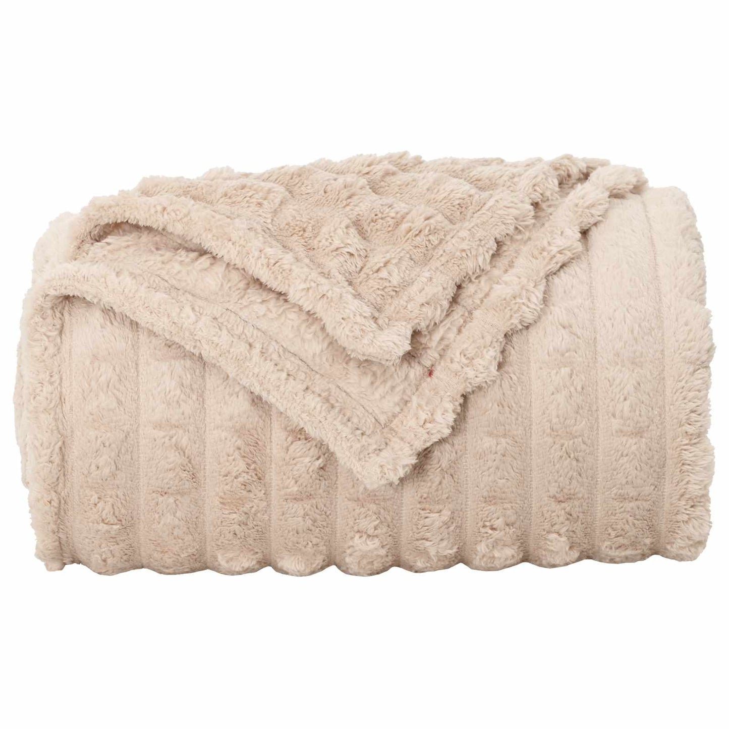 Coperta Beige 200 x 150 cm Panno