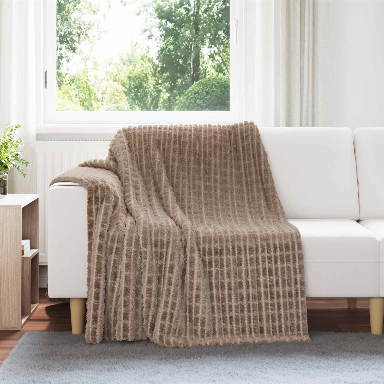 Coperta Cammello 200 x 150 cm Panno | homemem39