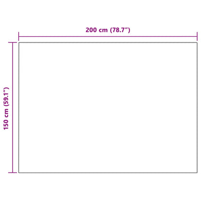 Coperta Grigio 200 x 150 cm Panno | homemem39
