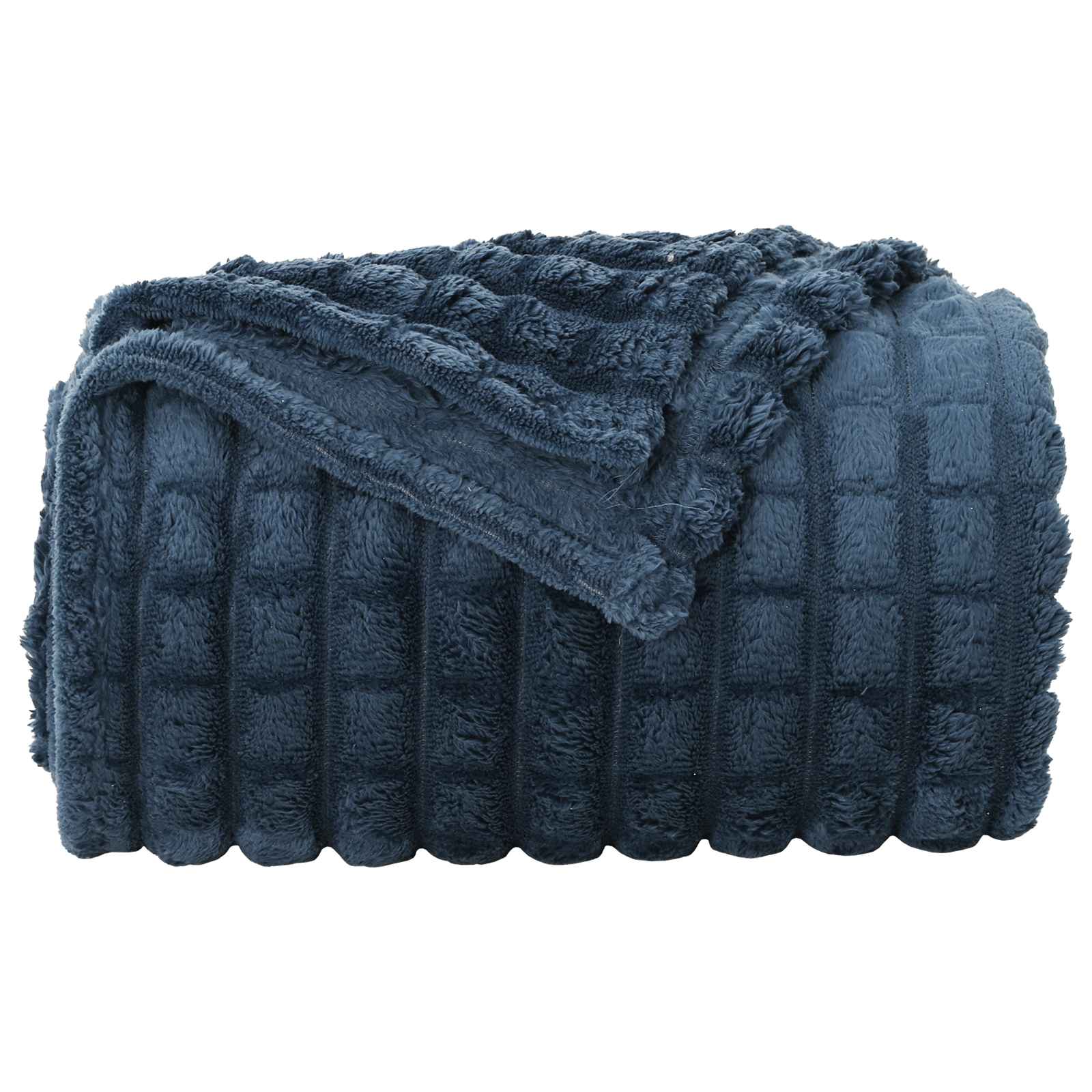 Coperta Blu navy 150 x 130 cm Panno | homemem39