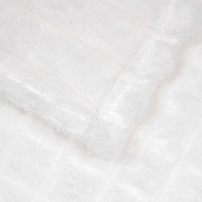 Coperta Bianco 150 x 130 cm Panno | homemem39