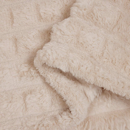 Coperte da Pile 6 pcs Beige 150 x 130 cm Panno