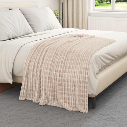 Coperte da Pile 6 pcs Beige 150 x 130 cm Panno | homemem39
