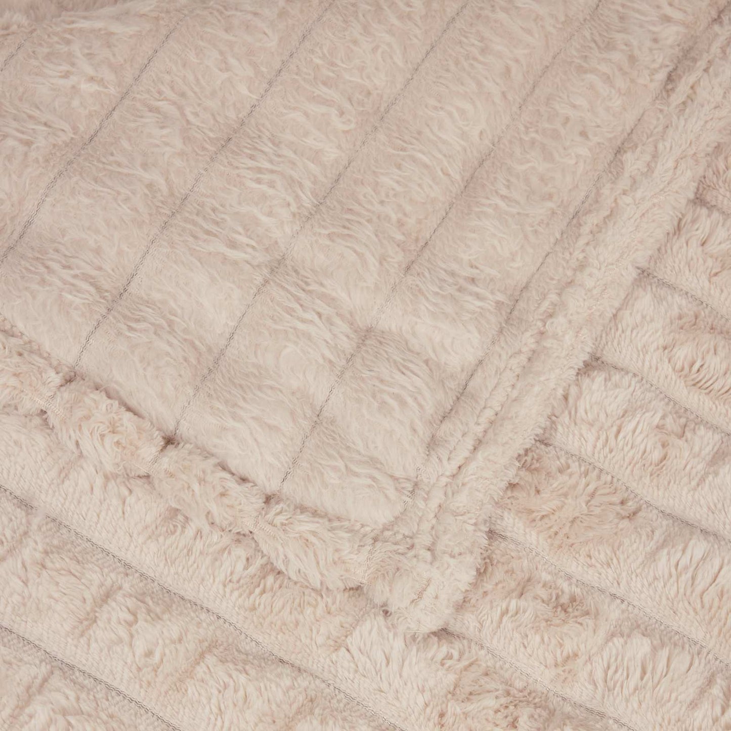 Coperte da Pile 6 pcs Beige 200 x 150 cm Panno