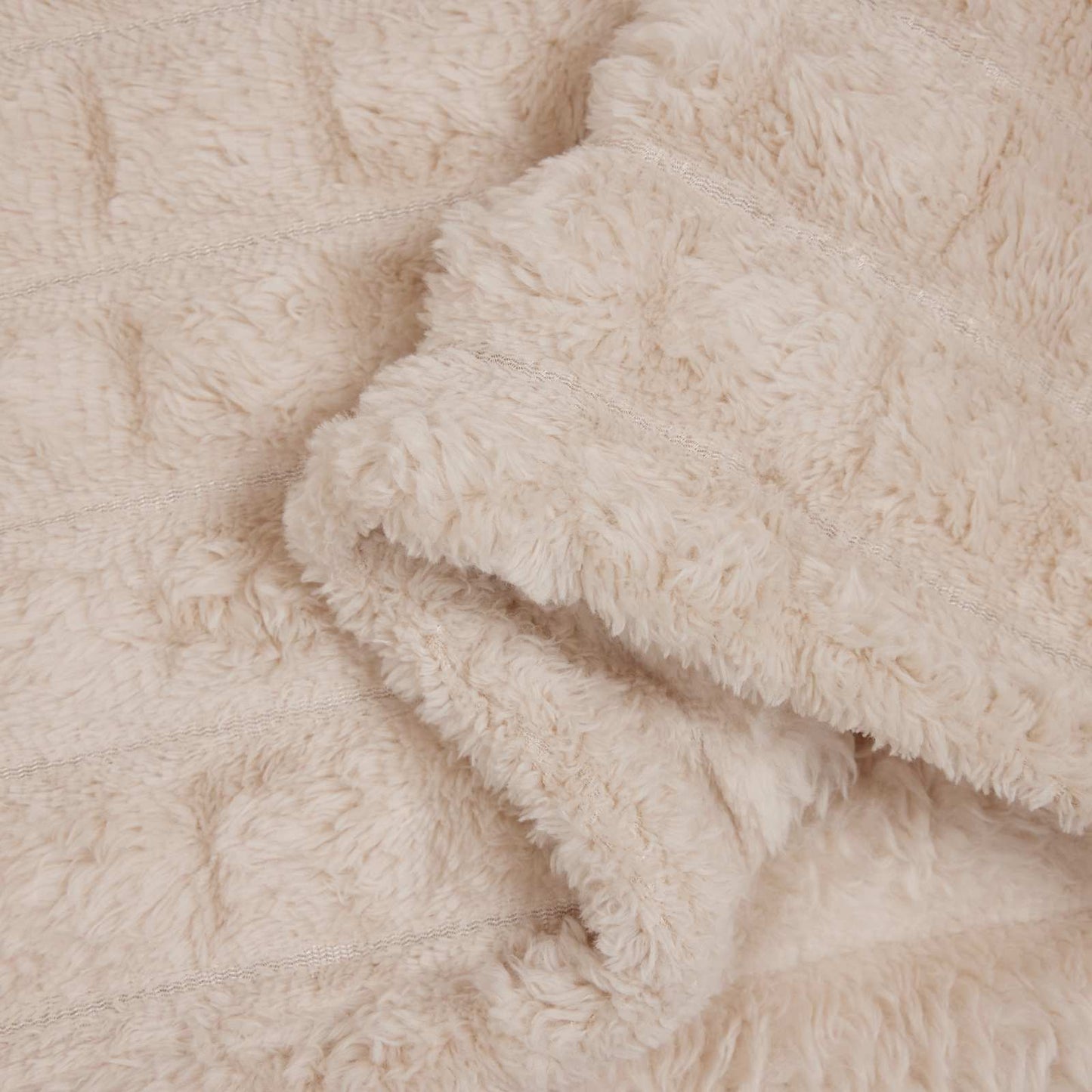Coperte da Pile 6 pcs Beige 270 x 240 cm Panno