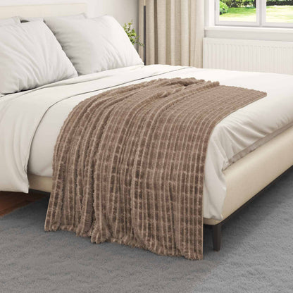 Coperte da Pile 6 pcs Cammello 150 x 130 cm Panno | homemem39