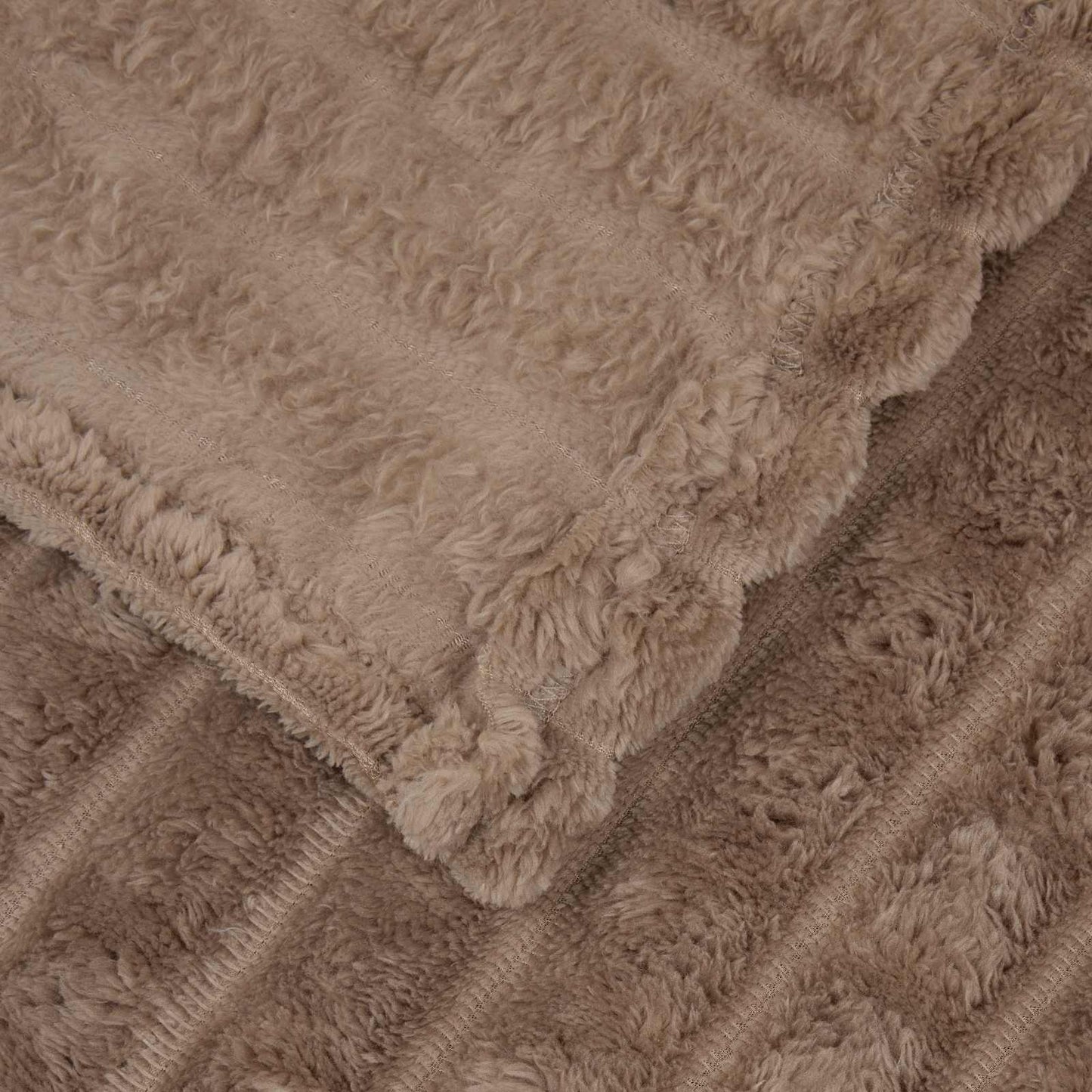 Coperte da Pile 6 pcs Cammello 200 x 150 cm Panno | homemem39