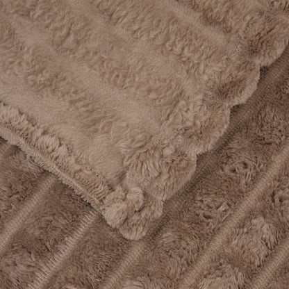 Coperte da Pile 6 pcs Cammello 200 x 150 cm Panno | homemem39
