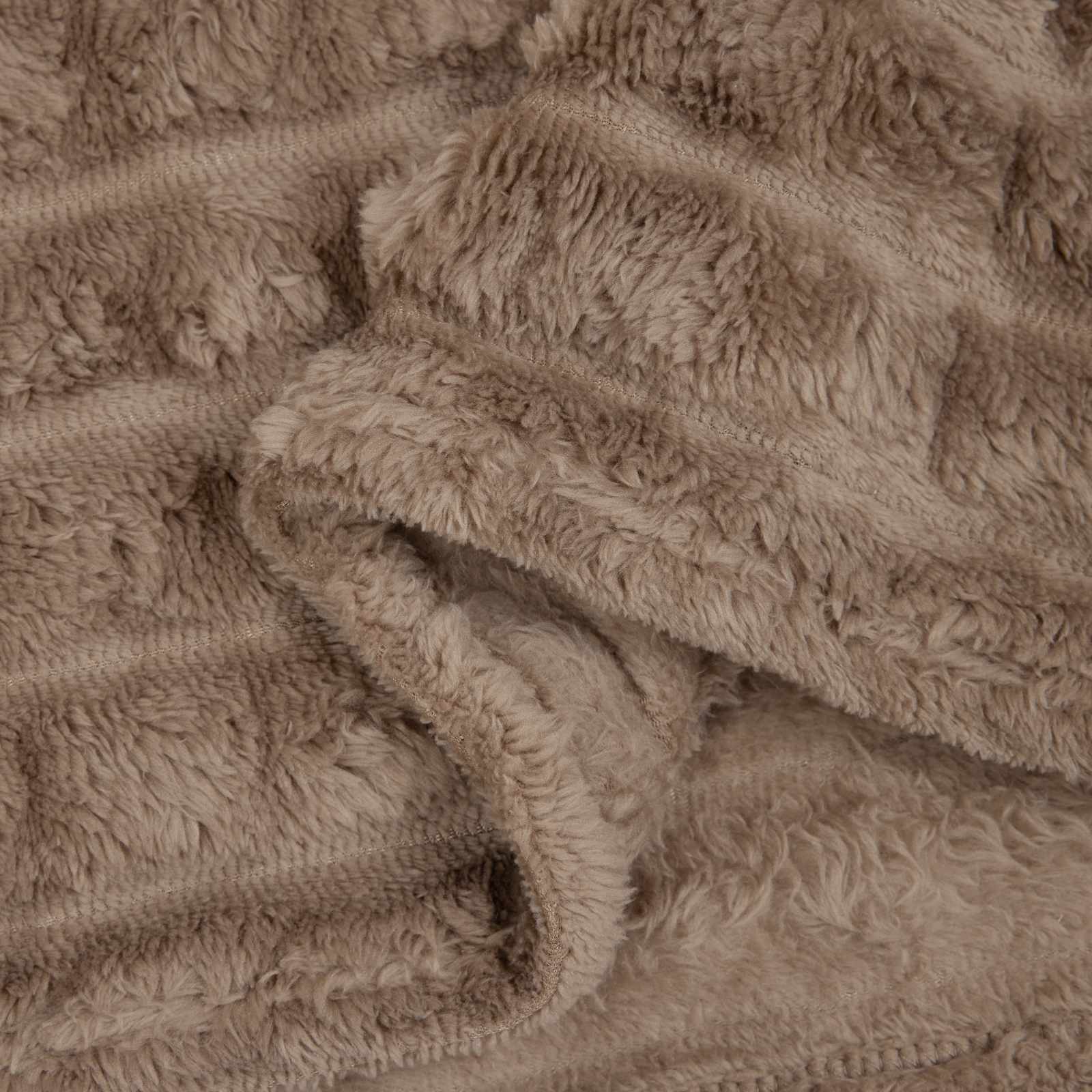 Coperte da Pile 6 pcs Cammello 270 x 240 cm Panno | homemem39