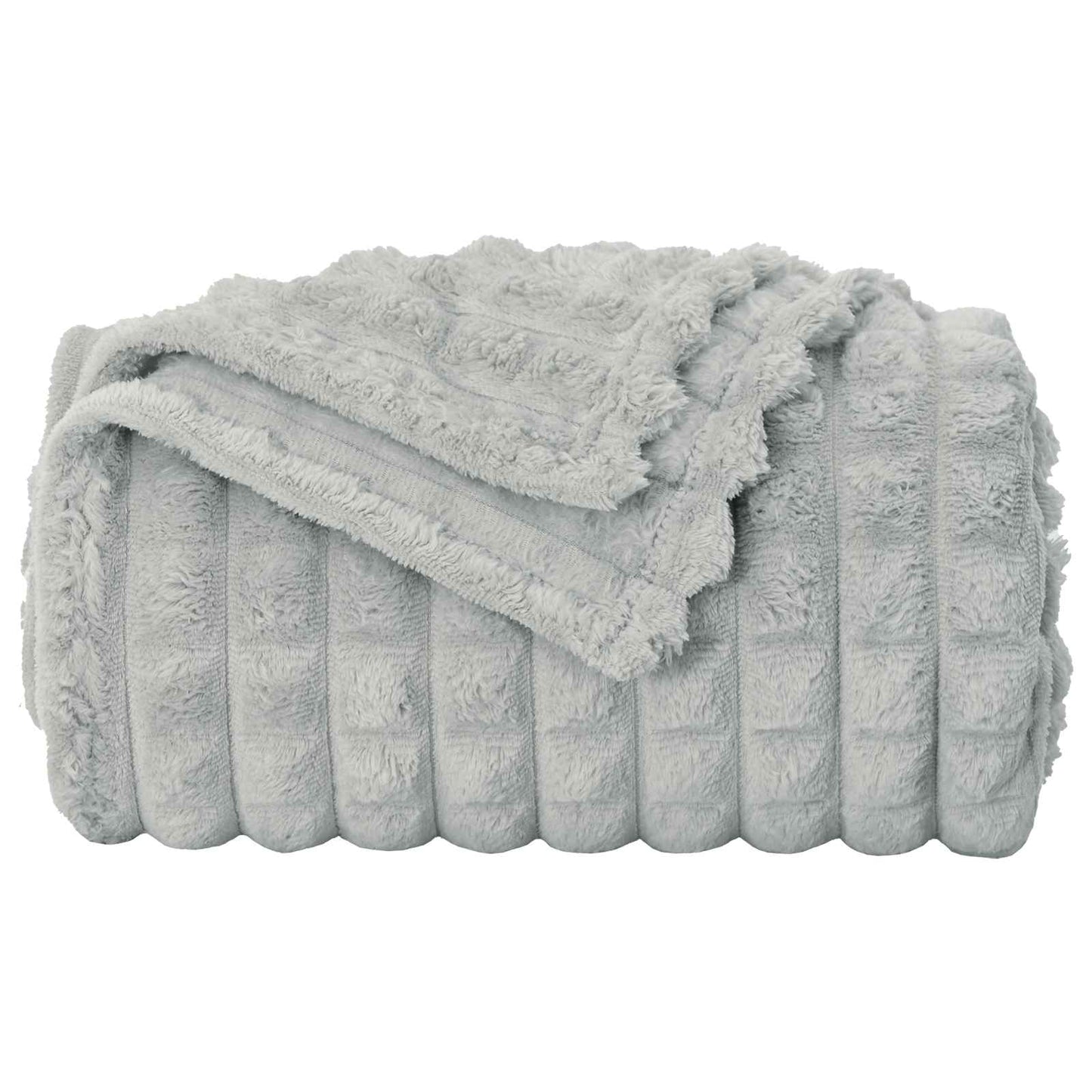 Coperte da Pile 6 pcs Grigio 240 x 220 cm Panno | homemem39