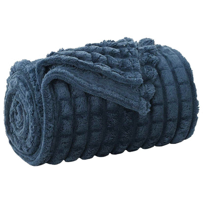 Coperte da Pile 6 pcs Blu navy 150 x 130 cm Panno | homemem39