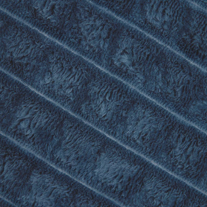 Coperte da Pile 6 pcs Blu navy 240 x 220 cm Panno | homemem39