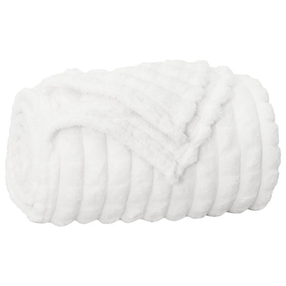 Coperte da Pile 6 pcs Bianco 200 x 150 cm Panno | homemem39