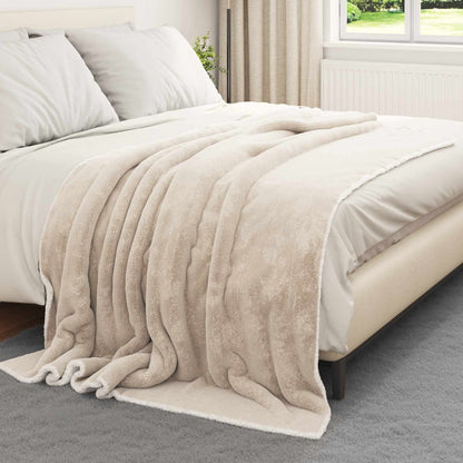 Coperta Beige 150 x 200 cm Panno