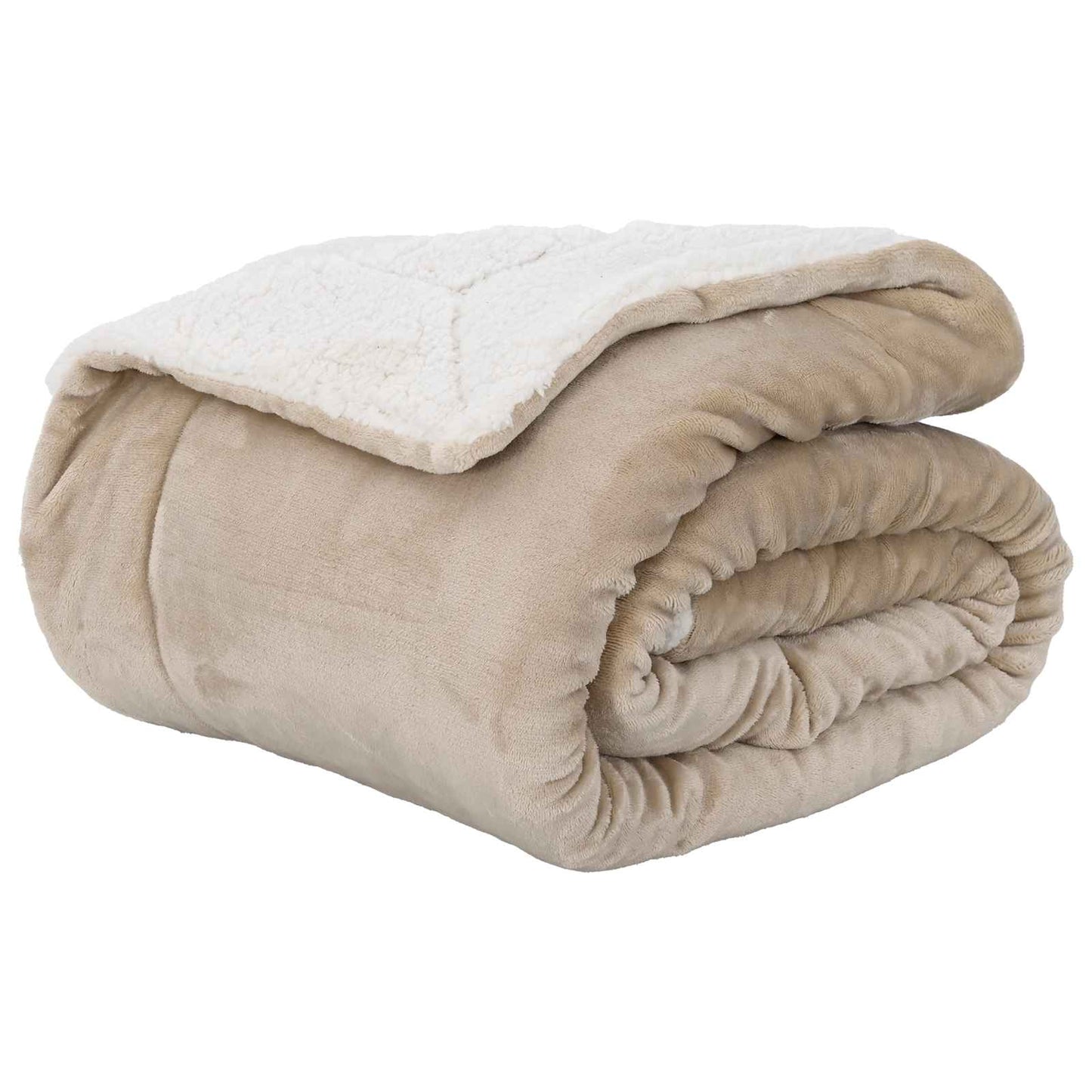 Coperta Beige 150 x 200 cm Panno