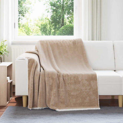 Coperta Cammello 150 x 200 cm Panno | homemem39