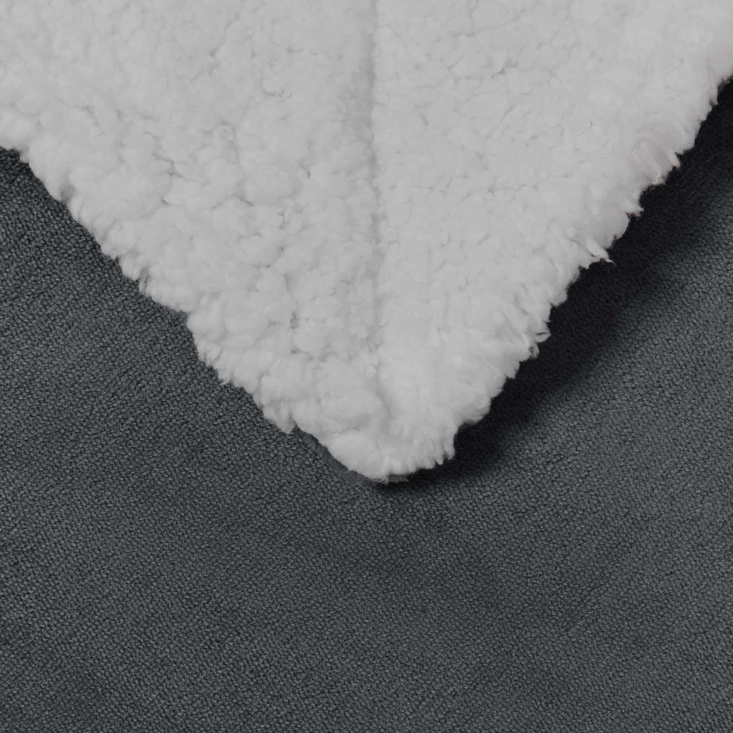 Coperta Grigio scuro 130 x 150 cm Panno