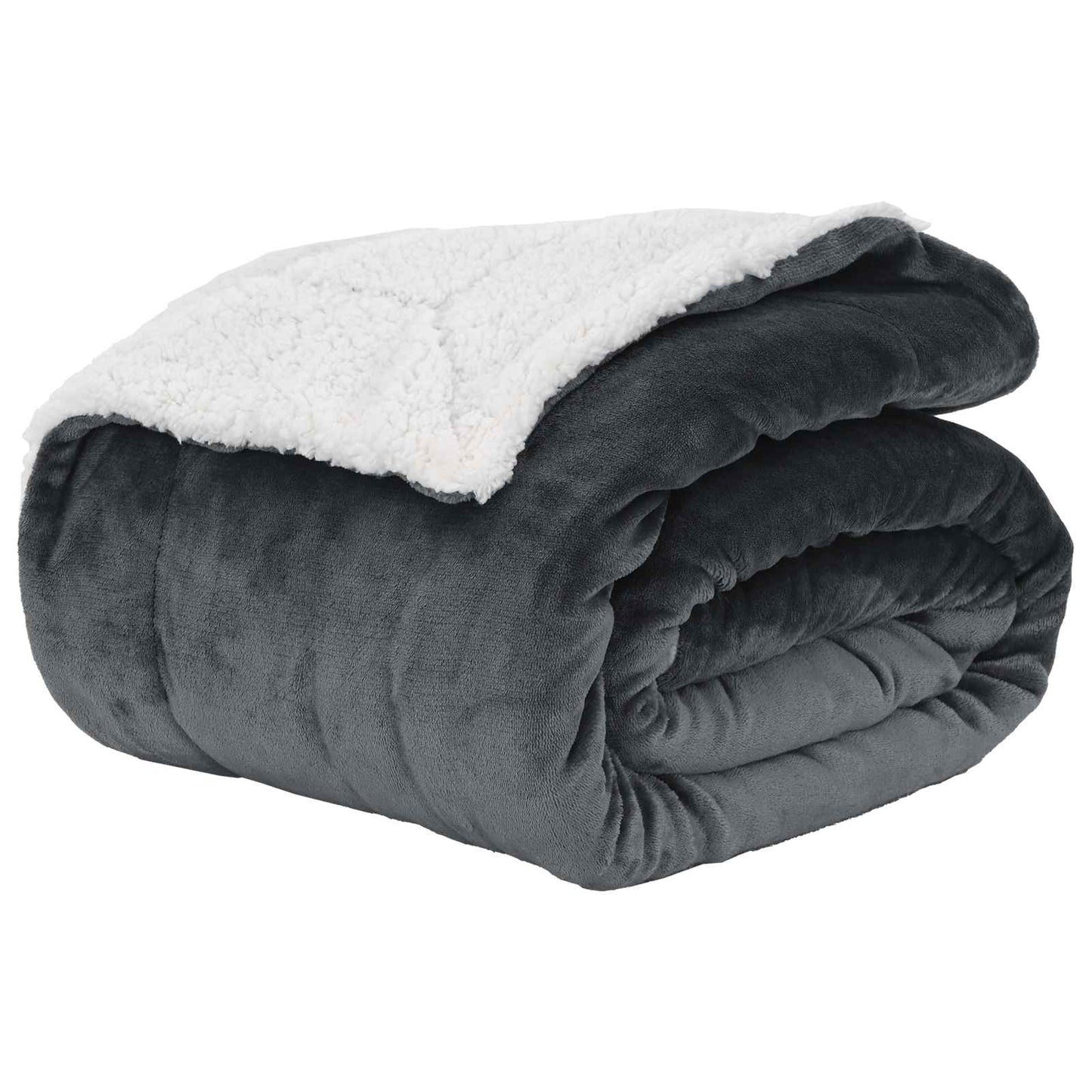 Coperta Grigio scuro 130 x 150 cm Panno