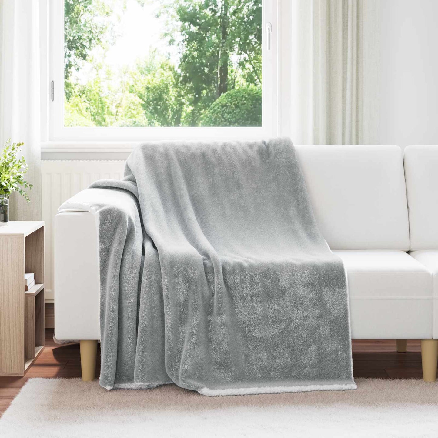 Coperta Grigio 150 x 200 cm Panno