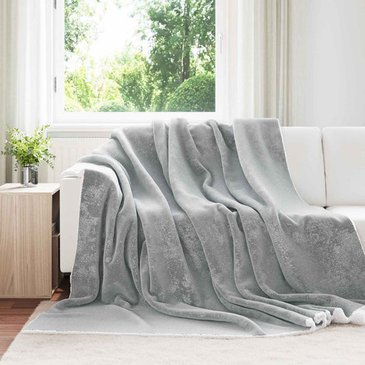 Coperta Grigio 220 x 240 cm Panno | homemem39