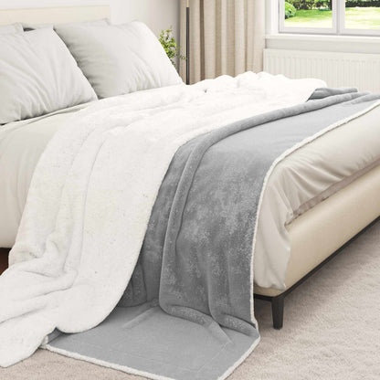Coperta Grigio 220 x 240 cm Panno | homemem39