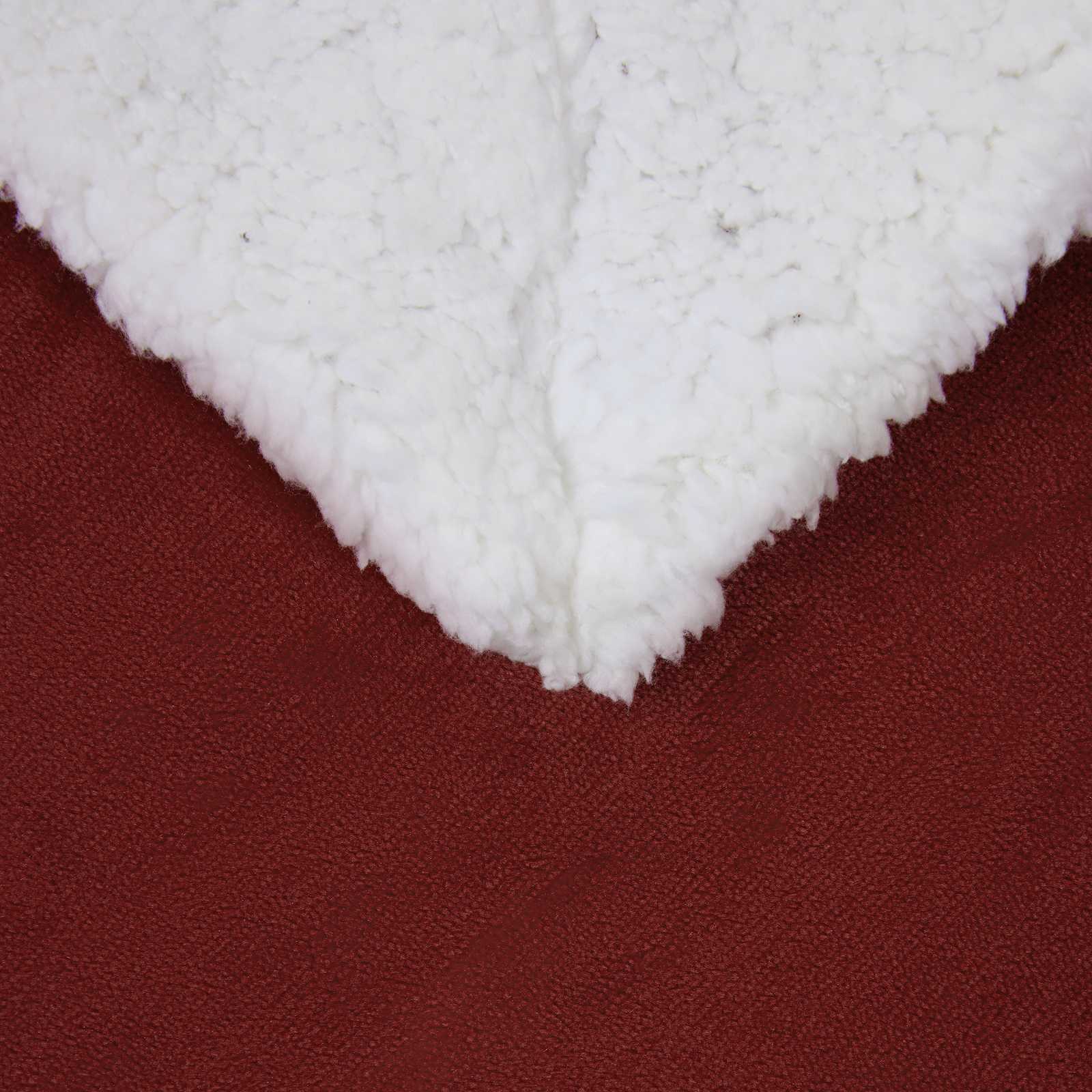 Coperta Rosso Bordeaux 150 x 200 cm Panno | homemem39