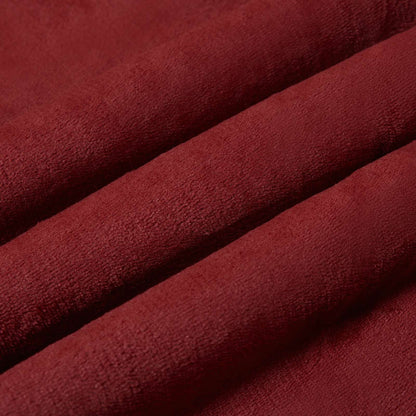Coperta Rosso Bordeaux 220 x 240 cm Panno
