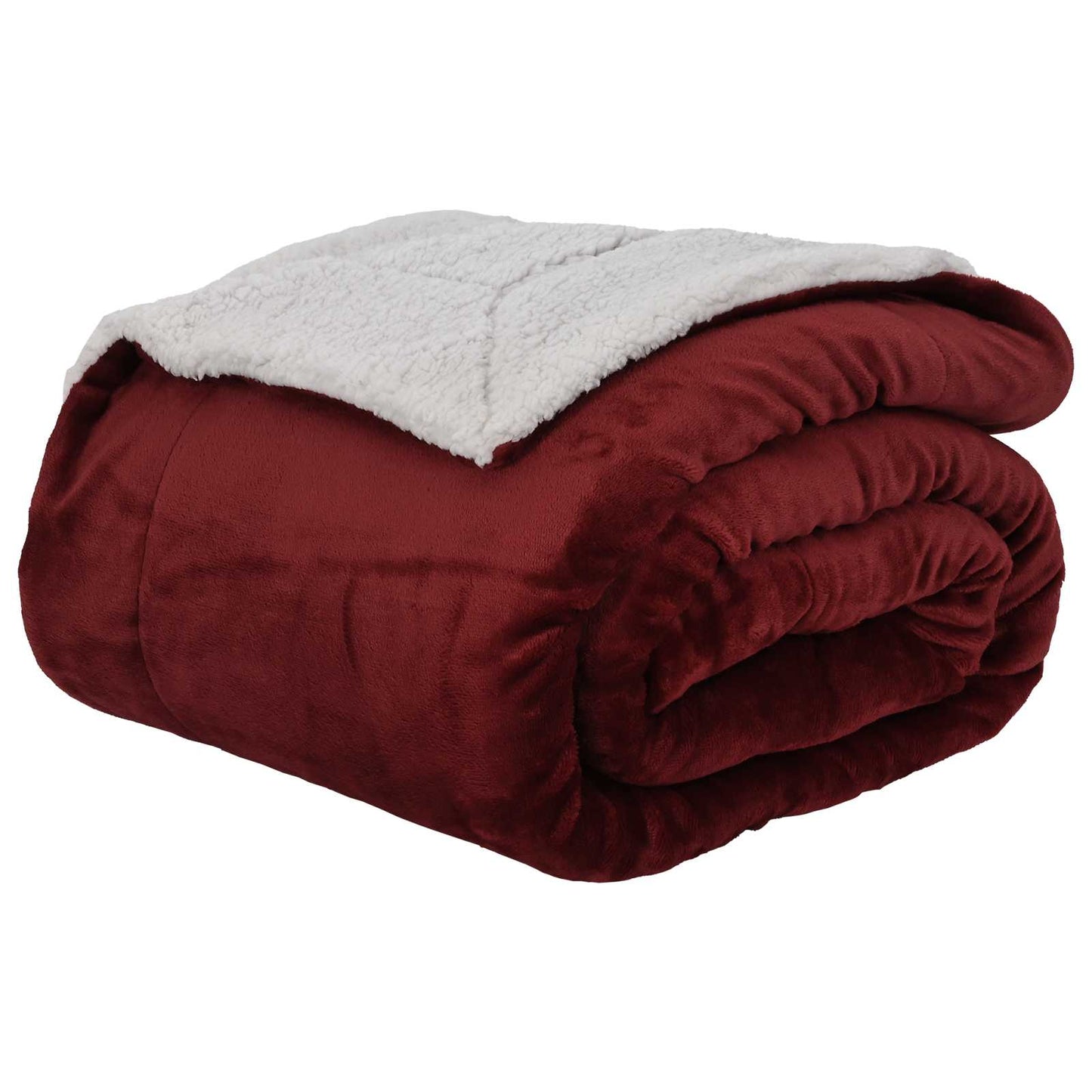 Coperta Rosso Bordeaux 240 x 270 cm Panno