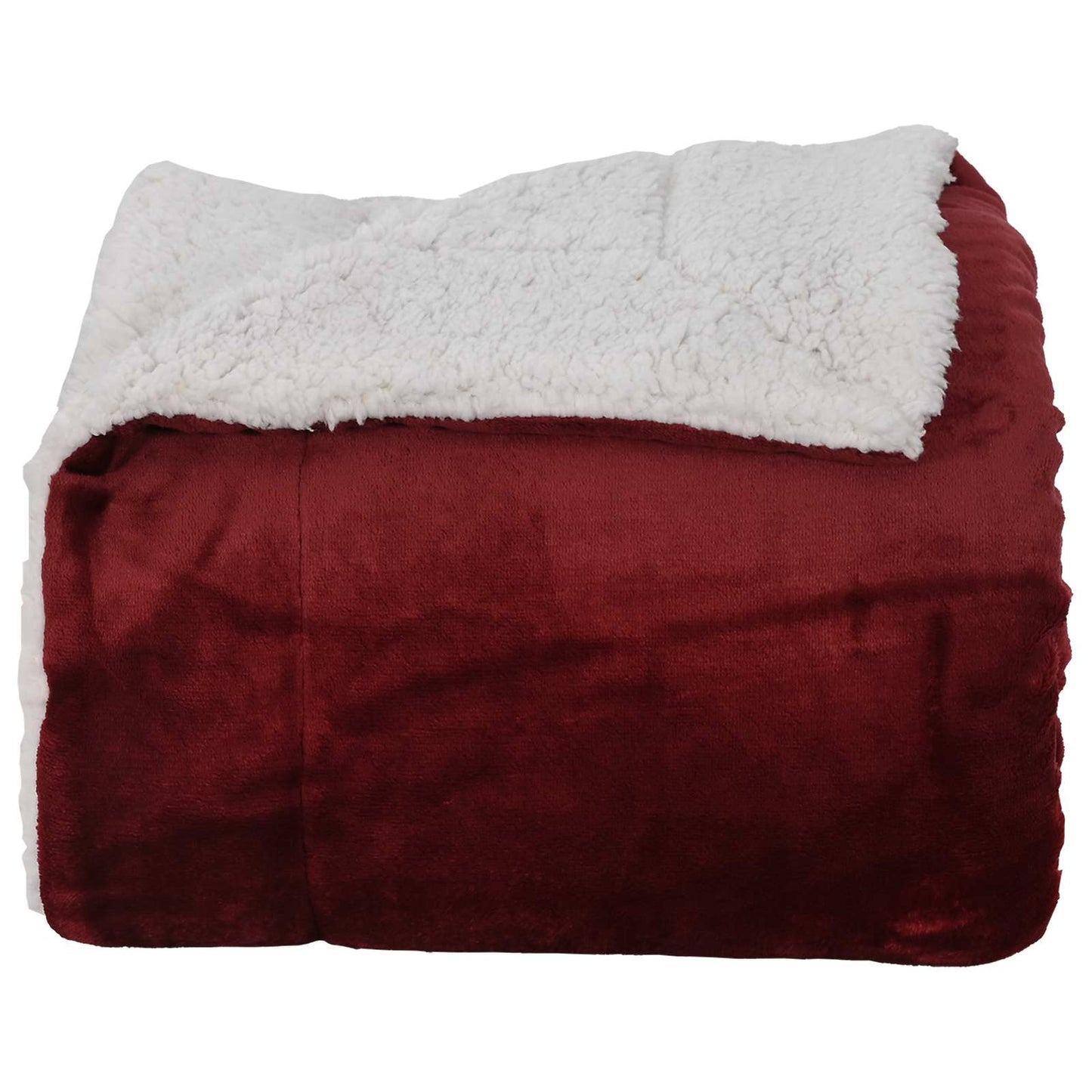 Coperta Rosso Bordeaux 240 x 270 cm Panno
