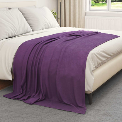 Coperta Viola 200 x 150 cm Panno