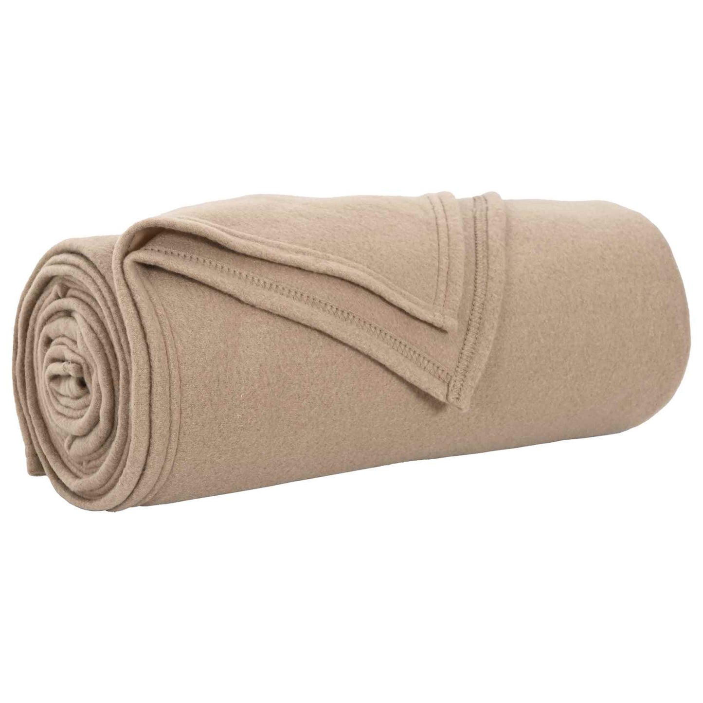 Coperte da Pile 6 pcs Cammello 200 x 150 cm Panno