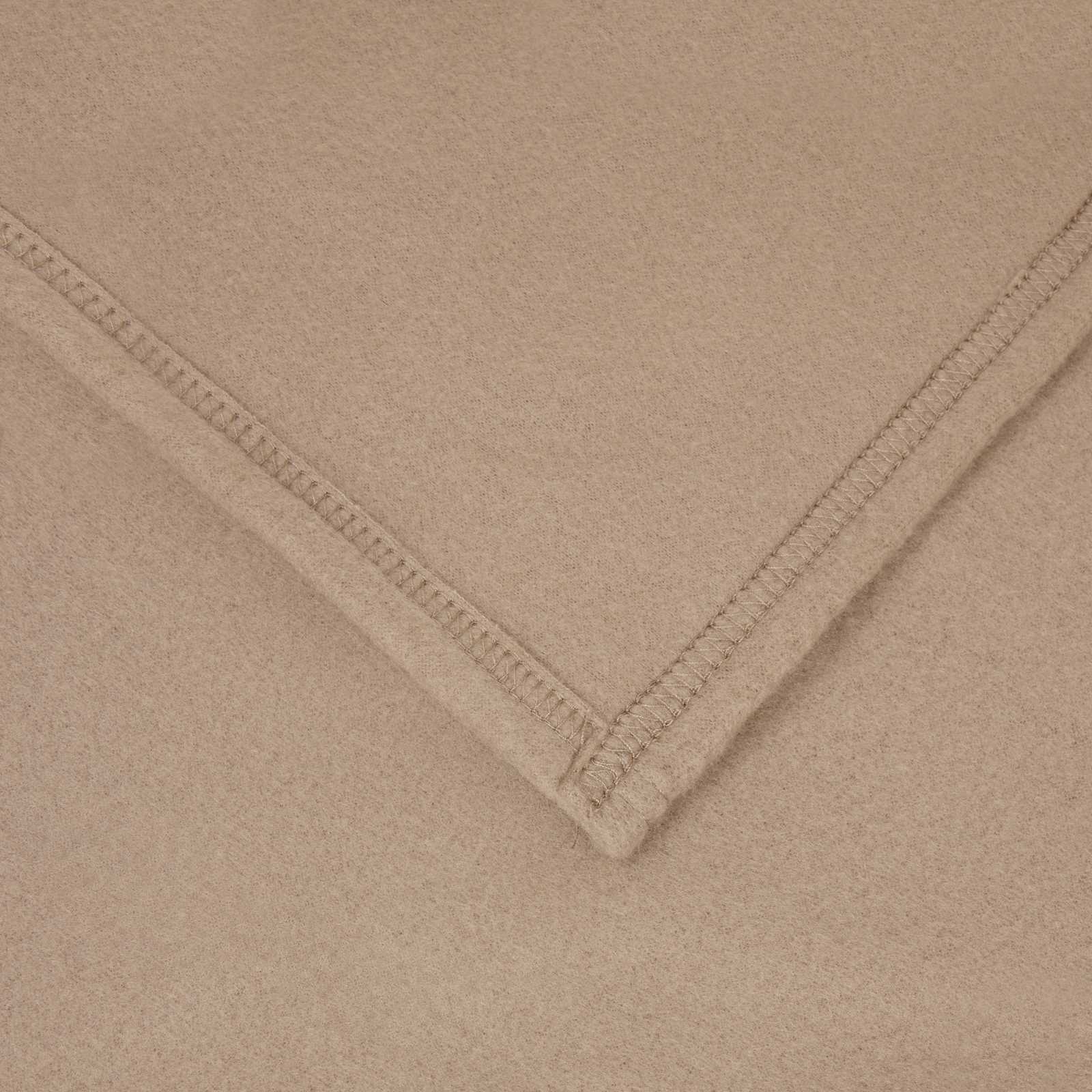 Coperte da Pile 6 pcs Cammello 270 x 240 cm Panno | homemem39