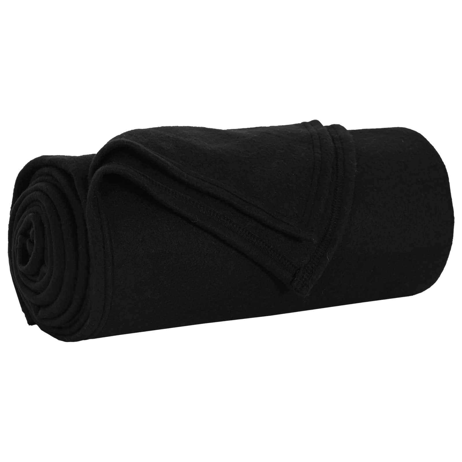 Coperte da Pile 6 pcs Nero 240 x 220 cm Panno | homemem39