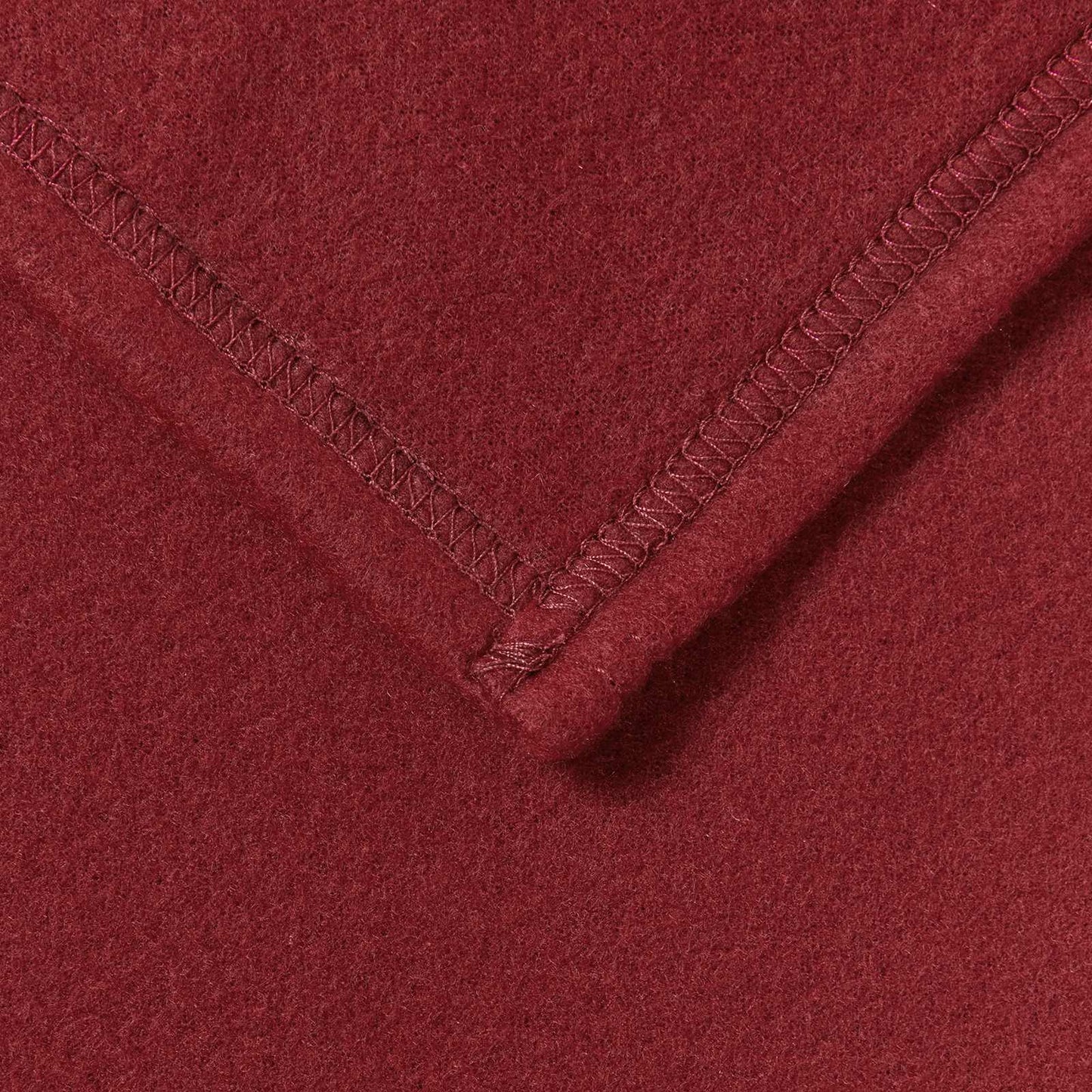 Coperte da Pile 6 pcs Rosso Bordeaux 270 x 240 cm Panno