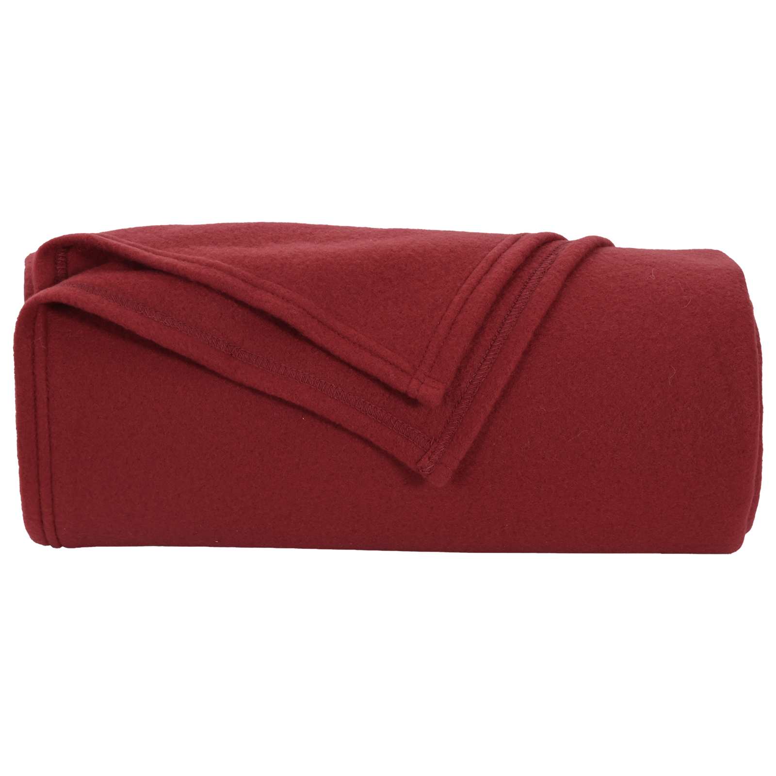 Coperte da Pile 24 pcs Rosso Bordeaux 170 x 130 cm Panno | homemem39