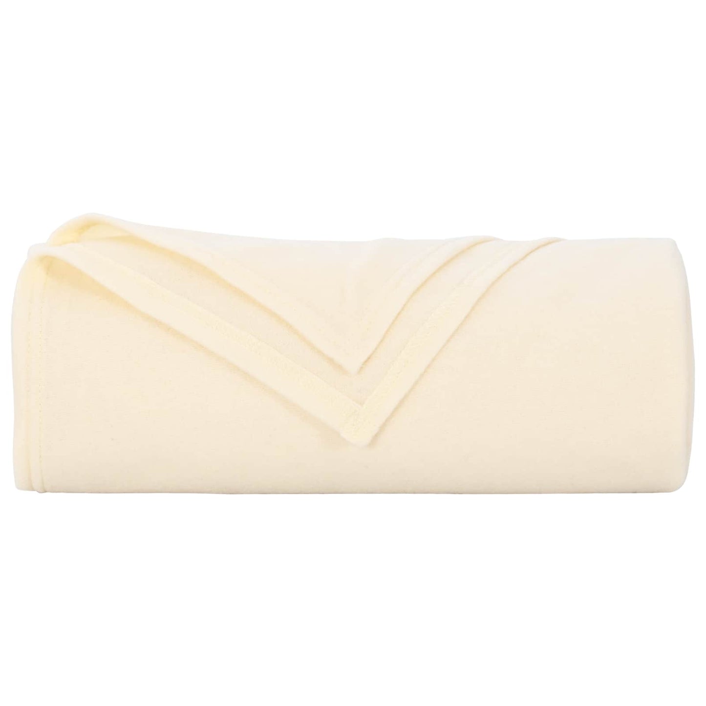 Coperta Crema 210 x 140 cm Panno