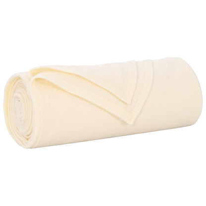 Coperta Crema 280 x 210 cm Panno | homemem39