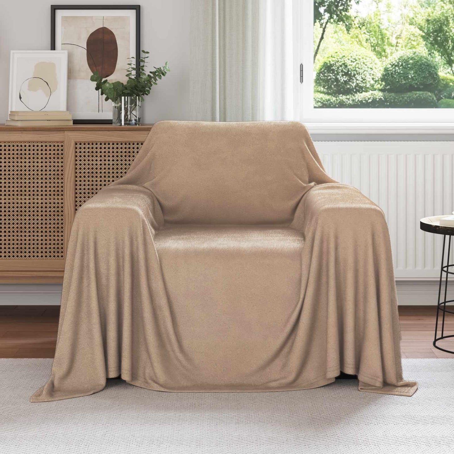 Coperta Cammello 210 x 140 cm Panno