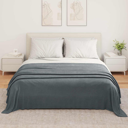 Coperta Grigio scuro 350 x 270 cm Panno