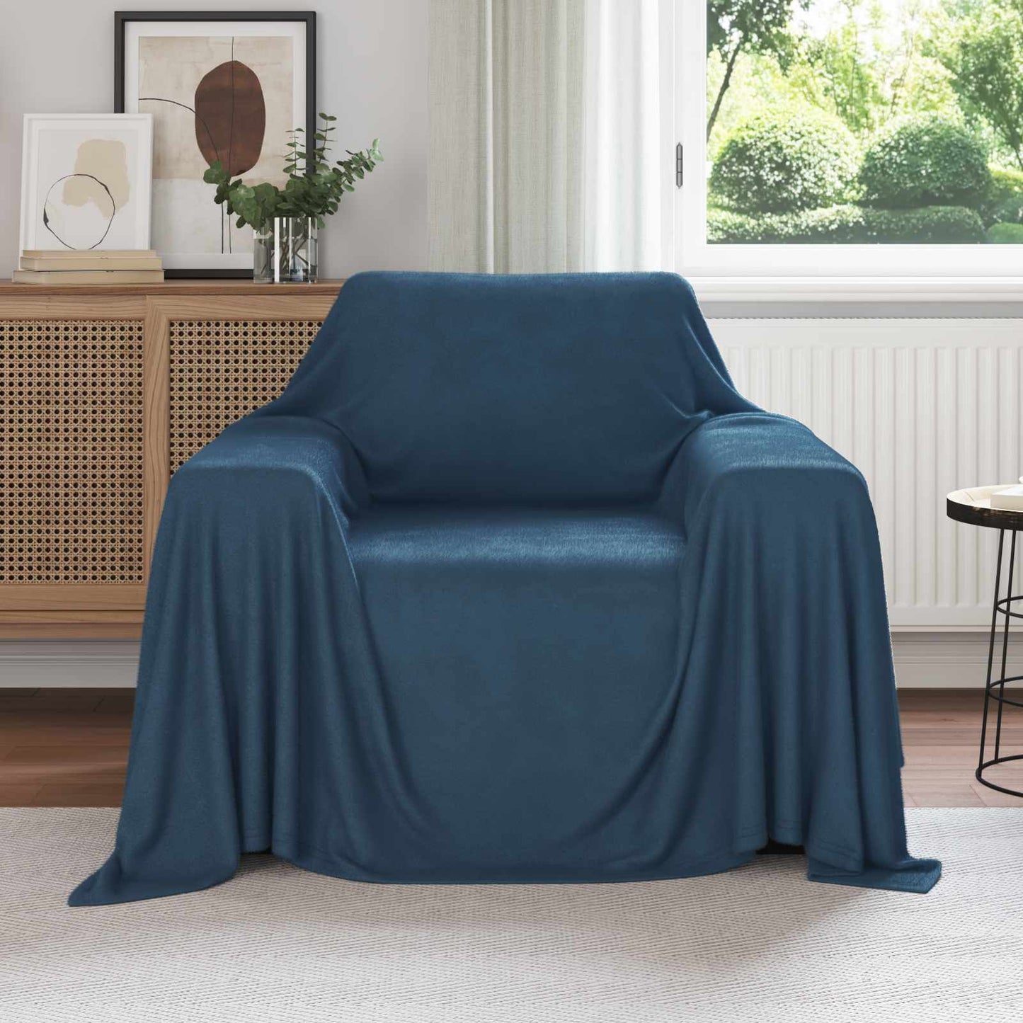 Coperta Blu navy 210 x 140 cm Panno