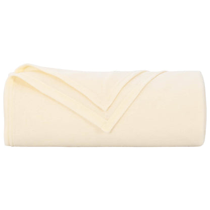 Coperte da Pile 6 pcs Crema 280 x 210 cm Panno | homemem39