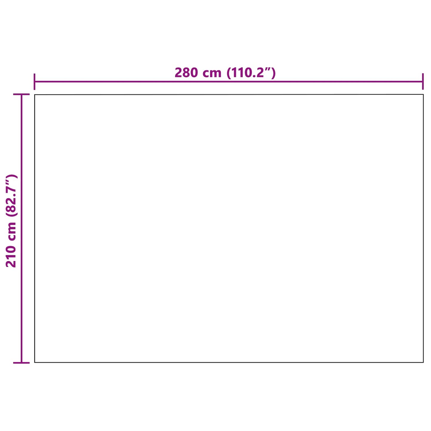 Coperte da Pile 6 pcs Crema 280 x 210 cm Panno